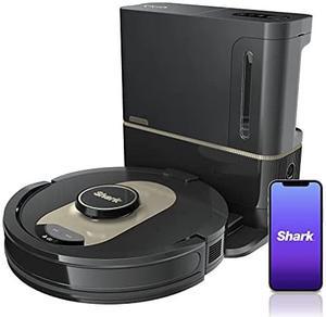 Shark AV2501AE AI Robot Vacuum with XL HEPA Self-Empty Base, Bagless, 60-Day Capacity, LIDAR Navigation, Perfect for Pet Hair, Compatible with Alexa, Wi-Fi Connected, Carpet & Hard Floor, Black