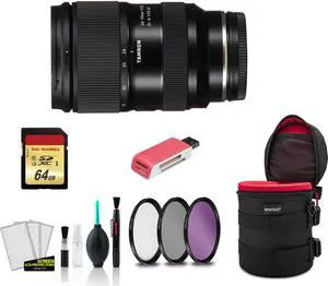 Tamron 28-75mm f/2.8 Di III VXD G2 Lens for Sony E - Kit with 64GB Memory Card (International Model)