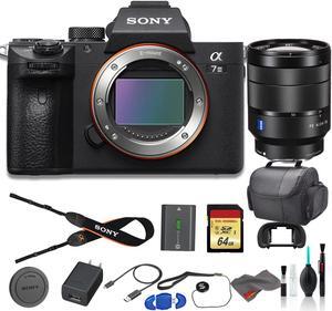 Sony Alpha a7 III Mirrorless Digital Camera Bundle - With Sony FE 24-70mm f/4 Lens, Bag, 64GB Memory Card, Memory Card Reader and More