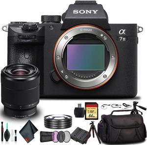 Sony Alpha a7 III Mirrorless Camera with 28-70mm Lens ILCE7M3K/B With Soft Bag, Tripod, Additional Battery, 64GB Memory Card, Card Reader , Plus Essential Accessories