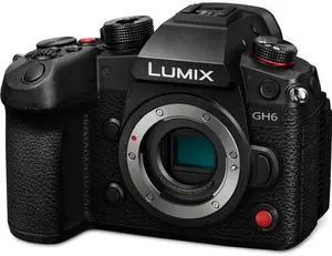 Panasonic LUMIX GH6, Mirrorless Micro Four Thirds Camera Body (DC-GH6BODY) (International Version)