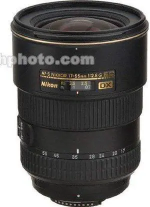 Nikon AF-S DX NIKKOR 17-55mm f/2.8G IF-ED Zoom Lens with Auto Focus for Nikon DSLR Cameras International Version (No war