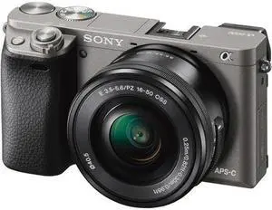 Sony Alpha a6000 Mirrorless Digital Camera 3" LCD, with 16-50mm Lens (Graphite) (ILCE-6000L/H) (Internal Model No Warran