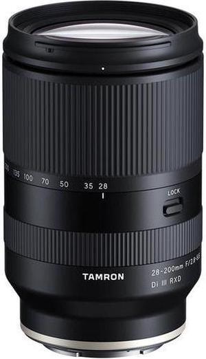 Tamron 28-200 F/2.8-5.6 Di III RXD for Sony Mirrorless Full Frame/APS-C E-Mount (International Model)