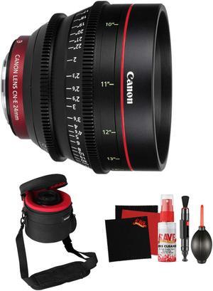 Canon CN-E 24mm T1.5 L F Cinema Prime Lens (EF Mount) Professional Filmmaker Bundle