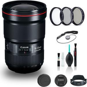Canon EF 16-35mm f/2.8L III USM Lens (0573C002) + Filter Kit + Cap Keeper + More