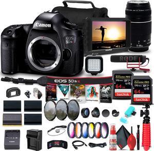 Canon EOS 5DS R DSLR Camera (Body) (0582C002) + Canon EF 75-300mm + More Bundle