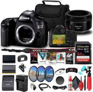 Canon EOS 5DS DSLR Camera (Body Only) (0581C002) + Canon Lens Filter Set Bundle