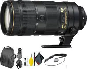 Nikon AF-S NIKKOR 70-200mm f/2.8E FL ED VR Lens + Deluxe Lens Cleaning Kit Value Bundle