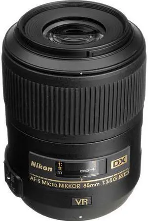 Nikon AF-S DX Micro NIKKOR 85mm f/3.5G ED Vibration Reduction Fixed Zoom Lens with Auto Focus for Nikon DSLR Cameras