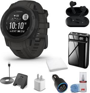 Garmin Instinct 2S - Standard Edition-Graphite With Extreme Accessory Kit