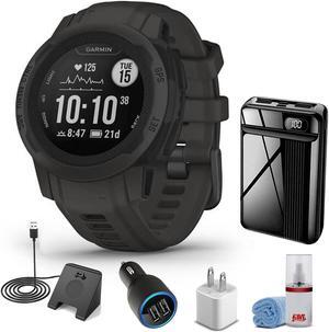 Garmin Instinct 2S - Standard Edition-Graphite With Pro Accessory Kit