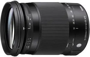 Sigma 18-300mm F3.5-6.3 DC Macro OS HSM (C) for Nikon (DX) Cameras (International Model no Warranty)