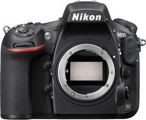Nikon D810 Digital SLR Camera Body (Renewed)