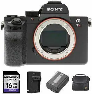 Sony Alpha a7RII Mirrorless Digital Camera + 2 Batteries, 32GB Card Bundle