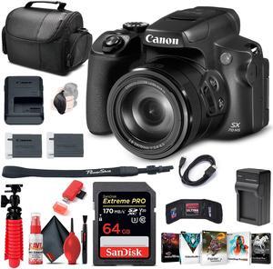 Canon PowerShot SX70 HS Digital Camera (3071C001) + 64GB Card Starter Bundle