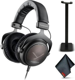 Beyerdynamic TYGR 300R Headphones (Black) Bundle with Headphone Stand