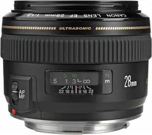 Canon EF 28mm f/1.8 USM Wide Angle Lens for Canon SLR Cameras