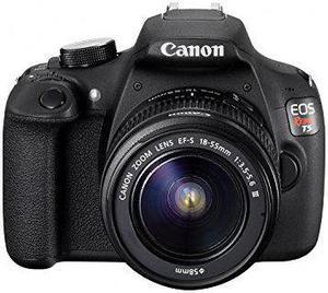Canon EOS Rebel T5 18.0MP Camera with EF-S 18-55mm III Kit (International Model No Warranty)