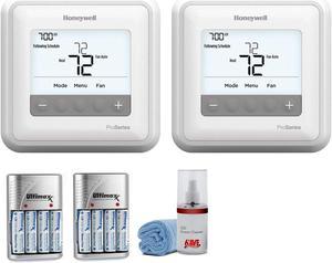 Honeywell TH4110U2005/U T4 Pro Programmable Thermostat - 2 Pack Kit with Batteries