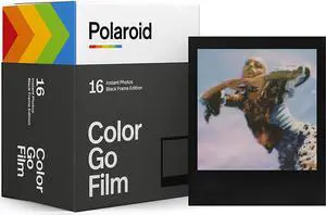 Polaroid Go Color Film - Black Frame Double Pack (16 Photos) (6211) - Only Compatible with Polaroid Go Camera