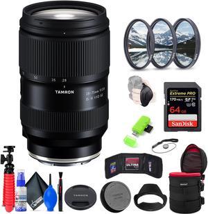 Tamron 28-75mm f/2.8 Di III VXD G2 Lens for Sony E + Accessories (INTL Model)