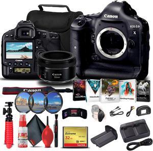 Canon EOS-1D X DSLR Camera (Body Only) + Canon Lens  + More Bundle