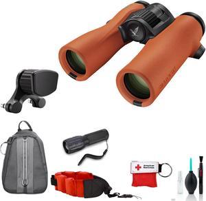 Steiner 7x30 Navigator Open Hinge Marine Binoculars (23400900) Bundle with Padded Backpack, Floating Wrist Strap, and 6Ave Cleaning Kit