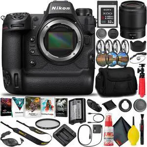 Nikon Z9 Mirrorless Camera (1669) with 50mm Lens + 32GB XQD Card (INTL)