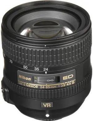 NIKON AF-S NIKKOR 24-85mm f/3.5-4.5G ED VR [white box] - International Version (No Warranty)