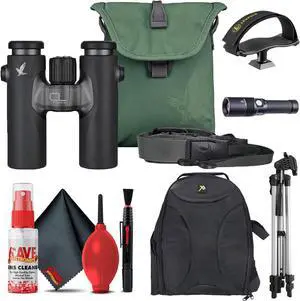 Swarovski 10x30 CL Binocular (Anthracite, Urban Jungle Kit) with Accessories Outdoor Bundle