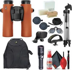 Swarovski 8x32 NL Pure Binoculars (Burnt Orange) with Advanced Accessory Kit