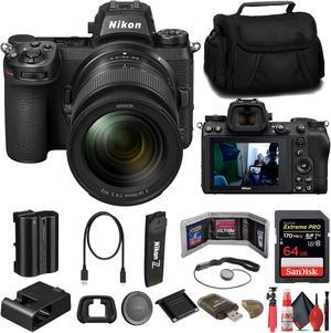 Nikon Z7 II Mirrorless Camera W/ 24-70mm f/4 Lens + 64GB Card + Bag + More