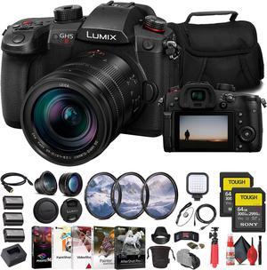 Panasonic Lumix GH5 II Mirrorless Camera W/ 12-60mm Lens + 2 x 64GB Card + More