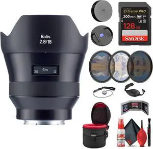 Zeiss Batis 18mm f/2.8 Lens for Sony E Mount (2136-691) + Advanced Kit