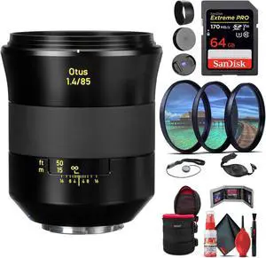 Zeiss Otus Apo Planar T* 85mm f/1.4 ZE Lens for Canon (2040-292) + Deluxe Kit