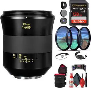 Zeiss Otus Apo Planar T* 85mm f/1.4 ZE Lens for Canon (2040-292) + Advanced Kit