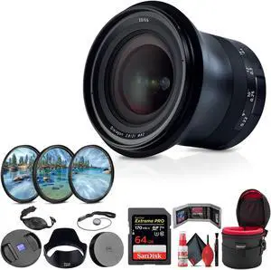 Zeiss Milvus 21mm f/2.8 ZE Lens for Canon EF (2096-549) + Deluxe Kit
