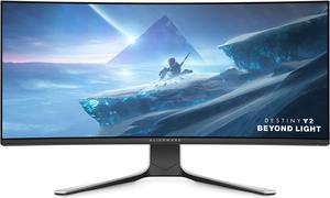 Alienware Ultrawide Curved Gaming Monitor - 38-Inch WQHD Display, White - AW3821DW