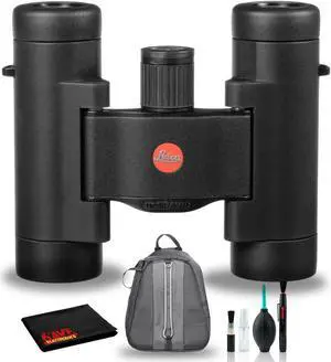 Leica 8x20 Ultravid BR Binocular (Black) with Carry Case and Cleaning Kit