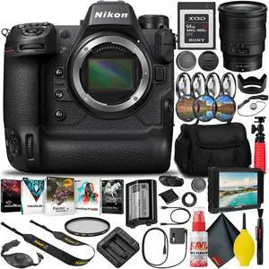 Nikon Z9 Mirrorless Camera (1669) with 24-70mm Lens + 64GB XQD Card (INTL) Base Bundle
