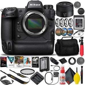 Nikon Z9 Mirrorless Camera (1669) with 40mm Lens + 32GB XQD Card (INTL)