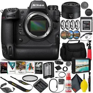 Nikon Z9 Mirrorless Camera (1669) with 40mm Lens + 64GB XQD Card (INTL)