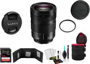 Panasonic Lumix S 24-105mm f/4 Macro O.I.S. Lens with Memory Card (International Model)