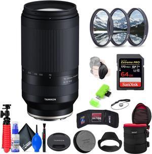 Tamron 70-300mm f/4.5-6.3 Di III RXD Lens for Sony E + Accessories (INTL Model)