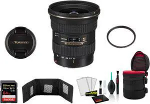 Tokina 17-35mm f/4 Pro FX Lens for Canon - with 64GB Memory Card (International Model)
