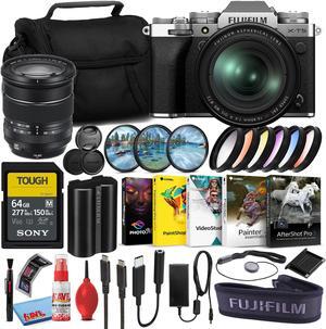 Fujifilm X-T5 Mirrorless Camera with 16-80mm Lens (Silver) Sony 64GB Card Bundle