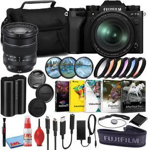 Fujifilm X-T5 Mirrorless Camera with 16-80mm Lens (Black) Corel Software Bundle