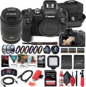Canon EOS R6 Mirrorless Camera W 24105mm f471 Lens  Advanced Bundle