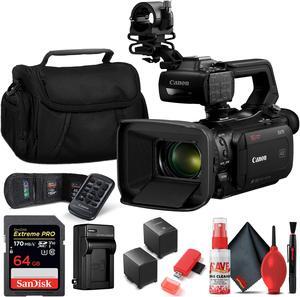 Canon XA70 Camcorder + 64GB Card, Extra Battery/Charger & more accessories
